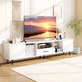 Costway 79 TV Stand for TVs up to 90 Inches Entertainment Center w/ AC Outlets